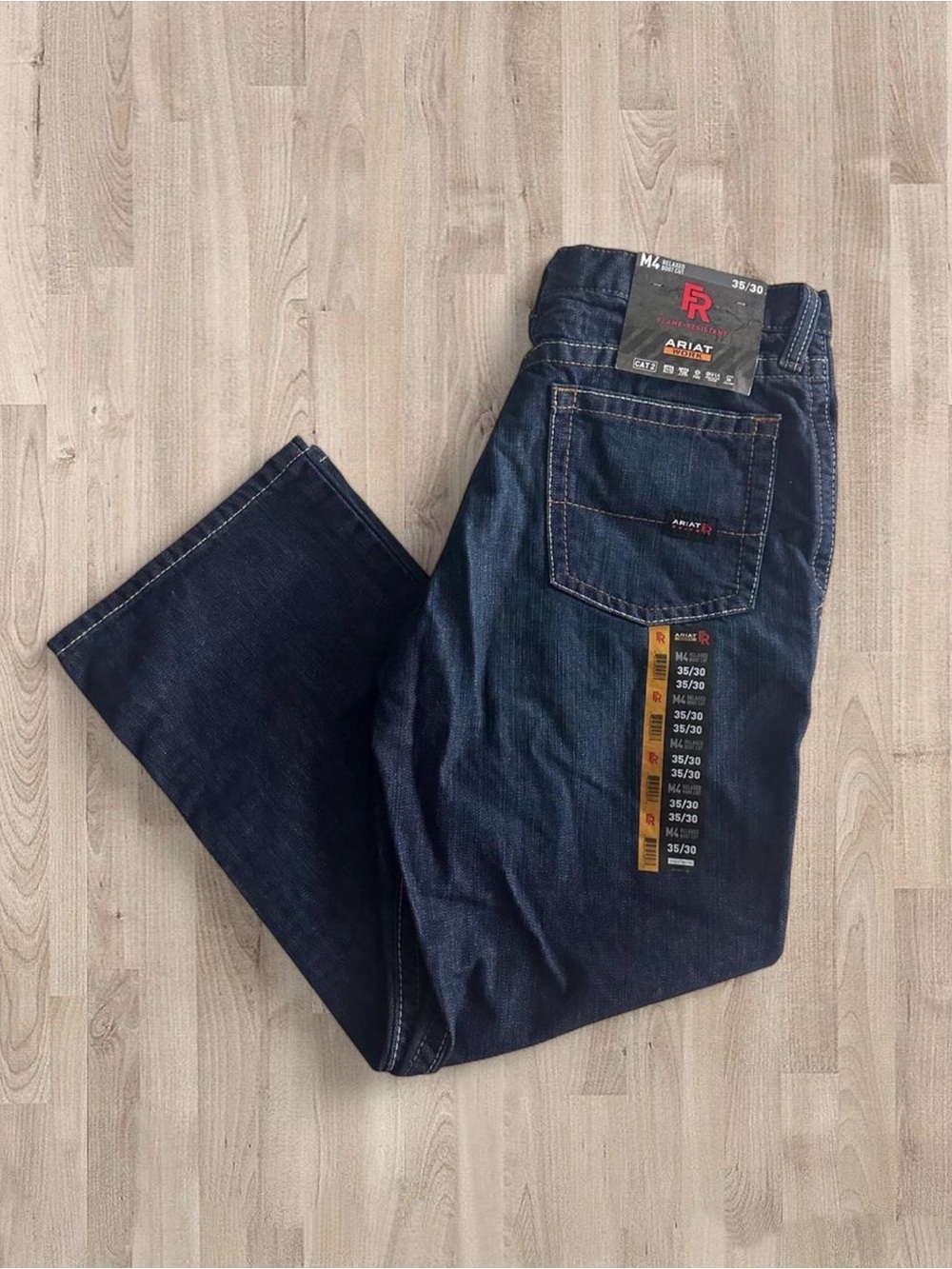 Ariat Men's Indigo Straight-Leg Jeans